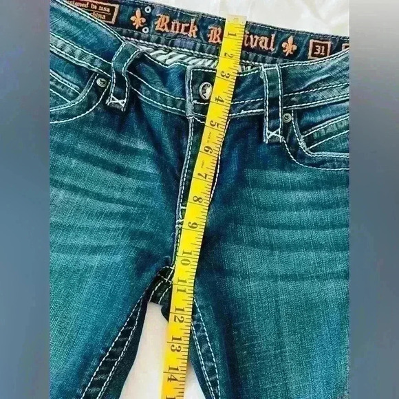 Rock Revival Scarlett Wide Leg Jeans Size 31 - Picture 4 of 13